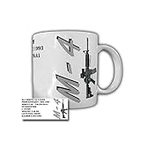 M4 Sturmgewehr MG Schusswaffe Waffenkunde Geschenk - Tasse #26639