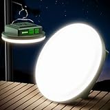 Eventek Campinglampe 12000mAh, 4000LM Ultrahell LED Outdoor Camping Licht mit 4 Modi & Magnetic, IPX5 Wasserdicht Aufladbar Zeltlampe für Camping, Stromausfälle, Wandern, Notfall