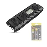 Nitecore Thumb Mini Taschenlampe Schlüsselanhänger 85 Lumen Schlüsselbund-Lampe USB Aufladbar mit bewegliche Kopf