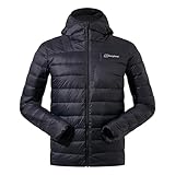 Berghaus Silksworth Hooded Down Insulated Jacke für Herren, Jet Schwarz, S