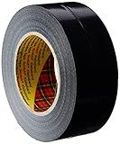 3M Hochleistungs-Klebeband 2904, äußerst anpassbar, starkes Gaffa-Klebeband, 48 mm x 50 m, Schwarz