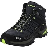 CMP Herren Rigel Mid Trekking Shoes Wp Walking Shoe, Grau Gelb Fluo, 42 EU