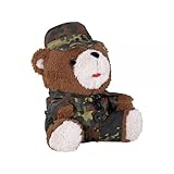 MFH Teddybär mit Flecktarn Kostüm und Mütze