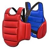 Box-Körperschutz, wendbar, Boxen, Brustschutz, Kickboxen, MMA, Muay Thai, Körperschutz, verstellbar, Kampfsport, Oberbauch-Rippenschutz, Taekwondo TKD Weste