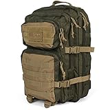 Mil-Tec US Assault Pack Backpack,L,Ranger Green/Coyote