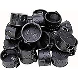 Kopp 343100041 Schalterdose Unterputz Isolierstoff, ø 60 mm, Profi-Pack: 25-Stück im Netz, Dosentiefe 45 mm