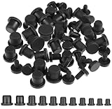 Praktisches Silikon-Lochstopfen Set, 22 Stück in 11 Größen, Schwarz Gummistopfen, für Flaschen und Rohre Endlich Ruhe vor Löchern und Undichtigkeiten! (9-14 mm)