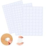 VFANDV Schraubenabdeckung Weiss, 12mm/15mm/21mm PVC Abdeckkappen für Schrauben Rund Selbstklebend Möbelaufkleber Schraubenloch Aufkleber für Wandschränke Schreibtische Möbel Reparaturen