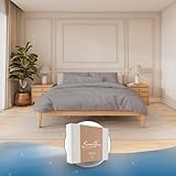 Samthus Bettwäsche Gewichtsdecke 135x200 - Baumwolle Satin - Oeko-Tex Made in Green - Himmlisch weicher Schlaf mit passgenauem Bettbezug für unsere Therapiedecken - Grau