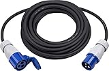Meister Camping CEE-Verlängerungskabel 10 m – 16 A / 230 V – IP44 – für außen (IP44) – H07RN-F3G 2,5 mm² Kabel