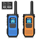 AWANFI Walkie Talkie Aufladbar mit Li-ion Akku, Walkie Talkie Kinder Erwachsene, Funkgerät Große Reichweite, 16 Channels Walky Talky, VOX und Type C Ladekabel für Biking Camping Wandern