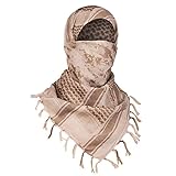 FREE SOLDIER Halstuch/Kopftuch Shemagh,115% Baumwolle Palituch Taktischer Schal Arabischer Wüsten Schals Unisex dreieckstuch