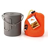 TOAKS Titan 750ml Kochtopf mit Bail Handle (750ml[POT-750-BH])