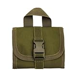 MiOYOOW EDC Patronenträger Tasche, Gewehrmunitions Tasche, 14 Gewehrpatronen, Molle Munitionstasche, Bullet Carrier Gürteltasche für Die Jagd, Wandern, Schießen