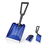 ORIENTOOLS Lawinenschaufel Schneeschaufel Klappschaufel Notschaufel mit D Grip Griff und langlebigem Aluminium Tragebare für Gartenarbeit Winter Auto im Freien Camping, Garten und Outdoor Aktivitäten