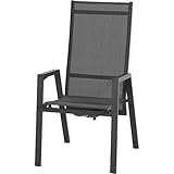 Savona Dining Move Sessel matt anthrazit-Silber-schwarz