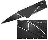 CARDSHARP 1.2 - schwarz, Klinge schwarz - Kreditkartenmesser - Modell 2023