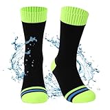 BBXWANG Unisex Wasserdichte Socken (DE/NL/SE/PL, Alphanumerisch, L, Regular, Regular, Grün Schwarz)