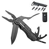RAXCO 18-in-1 Multifunktionswerkzeug - Kompaktes Outdoor-Überlebenstool mit Zange, Messer, Flaschenöffner und Schraubenzieher für Jagd und Angeln