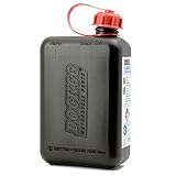Dock66 Reservekanister 2 L schwarz für Motorrad, Chopper, Quad, Auto