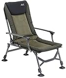 Anaconda_P876C_black Unisex – Erwachsene Anaconda Rock Hopper Carp Chair (Karpfenstuhl/Campingstuhl), Schwarz-Grau-Grün, Sitzfläche: ca. 50 x 50 cm