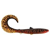 Westin BullTeez Curltail 21cm 49g - Gummifisch, Farbe:Motoroil Burbot