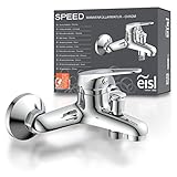 EISL Badewannenarmatur mit Einhebelmischer SPEED Chrom, Armatur für die Badewanne, Mischbatterie für die Badewanne in Chrom, NI023SCR