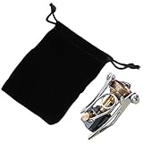 MAGT Campingkocher, Tragbare Gaskocher Mini Faltbare Camping Kocher Outdoor Camping Herd Gasbrenner Kochgeschirr für Camping Wandern Angeln (Farbe: A)