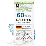Wicked Chili Wasserreinigungstabletten (60 Trinkwasser Tabletten) Wasserentkeimung 4-5 Liter Wasseraufbereitung Wohnwagen Camping Wandern, Trinkwasseraufbereitung Reiseapotheke, Notfall Ausrüstung
