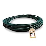 h2i Zündschnur | 10 m | Ø ~ 2,5 mm | +/- 90 s/m | Anzündlitze Grüne Visco ideal für Pyrotechnik, Feuerwerk & Outdoor-Effekte | Hohe Sicherheit & Zuverlässigkeit | d | Flexibel zuschneidbar