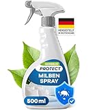 Gerobug Milbenspray für Matratzen 500 ml – Hausstaubmilben schnell & effektiv loswerden mit Langzeitwirkung - Milbenschutz und Milbenabwehr Mittel für alle Oberflächen, laborgeprüft und hochwirksam