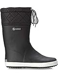 Aigle Unisex-Kinder Giboulée Gummistiefel Schwarz (Noir/Blanc) 20 EU
