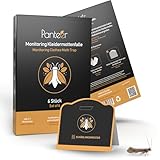 Panteer SCHÄDLINGSMEISTER® Kleidermotten Mottenfalle - 6 Stück - Pheromonfalle mit hoher Wirksamkeit - Gegen Kleidermotten - (6 Stück)