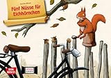 Fünf Nüsse für Eichhörnchen. Kamishibai Bildkartenset: Entdecken - Erzählen - Begreifen: Bilderbuchgeschichten. Witzige Wintergeschichte über ... für unser Erzähltheater)