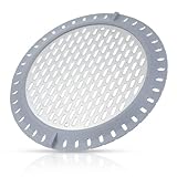 Ouligay Edelstahl Haarsieb Dusche Abflusssieb Dusche Groß Haarfänger Dusche Runde Duschsieb Abfluss Haare aus Metall für Badewanne Badezimmer Küche Sink, 13cm