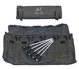Sänger Top Tackle Systems Anaconda Bivvy Pegs Large/Zeltheringe (10 Stück/31cm), Schwarz