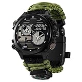 Findtime Militär Digitaluhr für Herren - Stoppuhr, Sport Armbanduhr, Outdoor Tactical Wasserdicht Chronograph - Groß Military Watch für Männer und Jungen