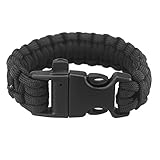 Paracord Fallschirmschnur Notfall Armband Seil mit Pfeife Schnalle Outdoor Camping