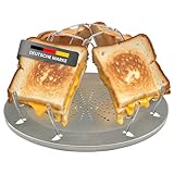 WALDBARON Faltbarer Camping Toaster aus Edelstahl – Tragbar, Klein & Kompakt, Camping Grill, Camping Zubehör – Ideal für Outdoor, Camping, Grillen & Wandern - Auch für Fleisch & Gemüse