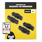 Bremsbeläge für Magura HS I 2 Paar I Gorilla Bikes I Für Magura HS Bremsen HS11 HS22 HS24 HS33 HS 33 RE HS 33 R Urban HS 33 R Trial HS 33 R Firmtech HS 33 R HSI I Hohe Bremsleistung