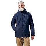 Berghaus Herren Überflut Pro 2.0 Wasserschutzmantel Jacke - Dunkelblau - L