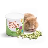 Niteangel Hamster-Snack- und Leckerli-Spielzeug, natürliches Leckerli für syrische Zwerge, Roboter, Rennmäuse, Mäuse, Degus oder andere Haustiere (gefriergetrocknete Erbse, 40 g)