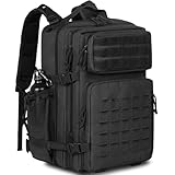 OUUTMEE 40L Taktischer Rucksack 900D Nylongewebe Jagd Rucksäcke Outdoor-Überlebensrucksack Rucksack Herren für Wandern, Trekking, Campen （Schwarz）
