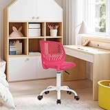 FurnitureR Kinderstuhl Schreibtisch Höhenverstellbar, bunter ergonomischer Jugendstuhl mit Rückenlehne und Armlehnen, Kinderstuhl mit 5 Rädern, für Kinder 3-10 Jahre alt, maximale Belastung 100 kg