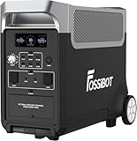 FOSSiBOT F3600 Pro Solargenerator, 3840Wh LiFePO4 Tragbare Powerstation, 3x230V AC Ausgang 3600W (7200W Peak), Stormerzeuger Schnelles Stromspeicher Aufladen Reise Power Station, Outdoor Camping