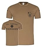 BW Tropen RSU Kompanie Thüringen Regionale Sicherungs Unterstützung Tropenshirt Einsatz Bundeswehr T-Shirt #23581, Größe:L, Farbe:Khaki