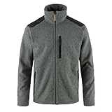 Fjallraven 81328-020-999 Buck Fleece M Sweatshirt Herren Grey-Melange Größe L