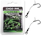 Angel-Berger Chod Rig Boilierig Pop Up Rig 2 pcs (Gr.6, 25lbs, 4cm)