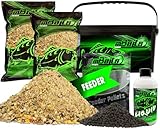 Angel-Berger Magic Baits Futterset mit Eimer Angelfutter Groundbait Liquid Pellets (Feeder)