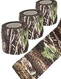 OUTDOOR SAXX Camouflage Tarn-Tape Real-Tree, Gewebe-Band, wasserfest, 4,5m, 3er Set